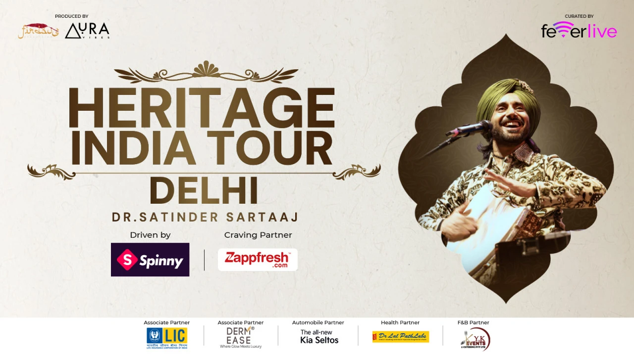 Satinder Sartaaj at Delhi? Heritage India Tour – Live Concert : Ticket Prices, Concert Date & Guidelines